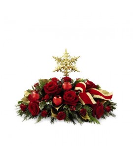 The FTD Holiday Celebrations Centerpiece The FTD Holiday Celebrations Centerpiece